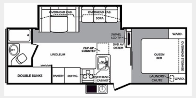 RV Wild Cat Floor Plan